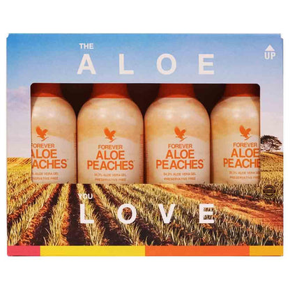 ALOE 4 PACK- PEACHES - Forever Care