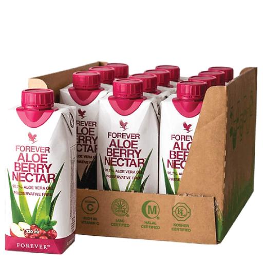 FOREVER ALOE BERRY NECTAR 330ML 12 PACK - Forever Care